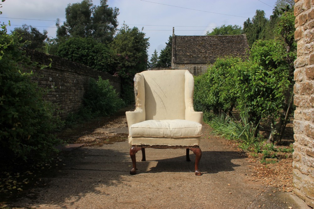 An 18th century Elm wingchair View III