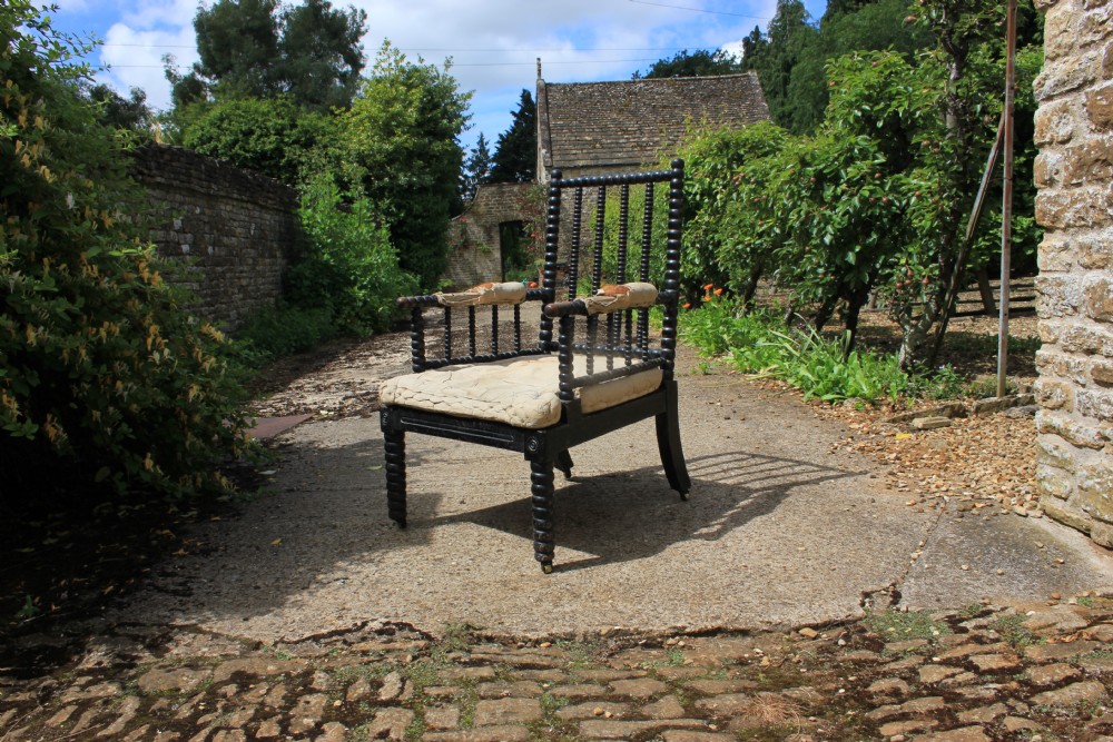 A early bobbin armchair  View II