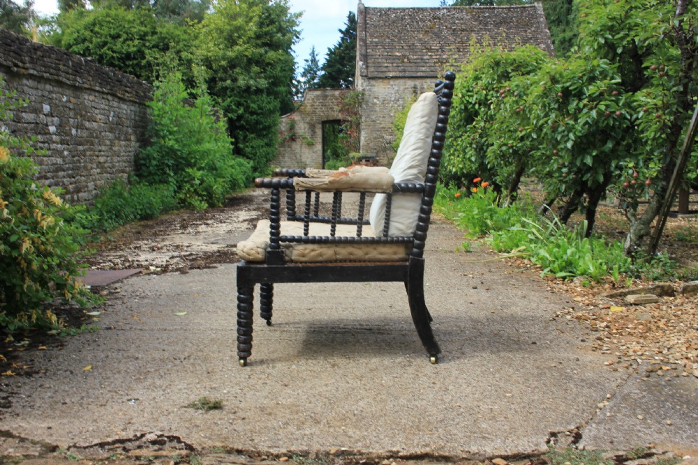 A early bobbin armchair  View IV