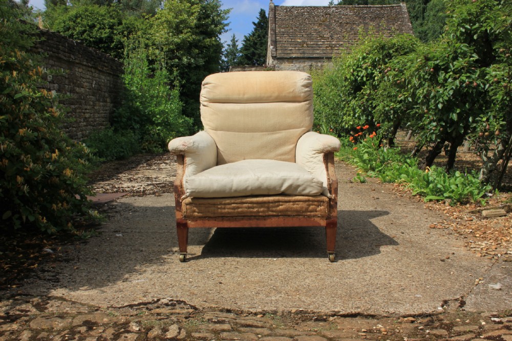 Edwardian flat armchair  View III
