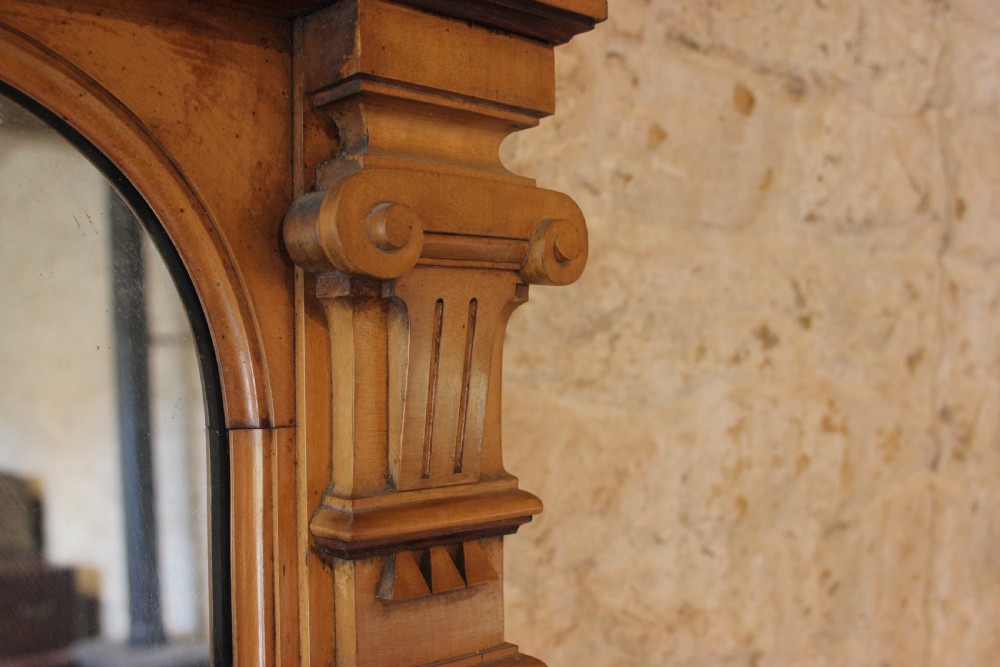 A large Satinwood Mirror  View III