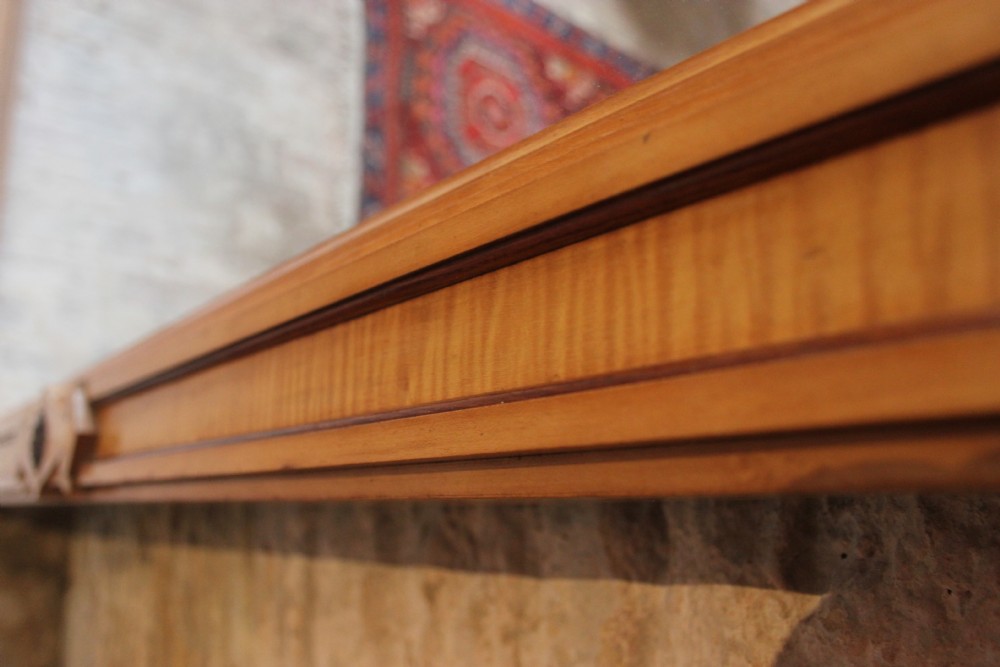 A large Satinwood Mirror  View IV