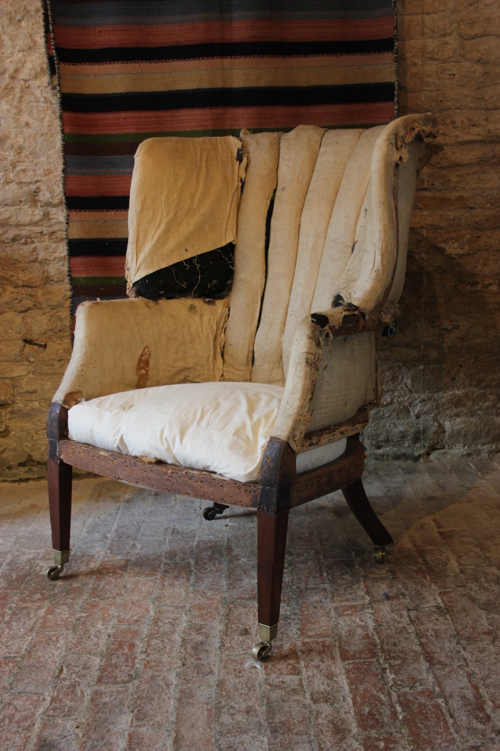 19th century barrel back