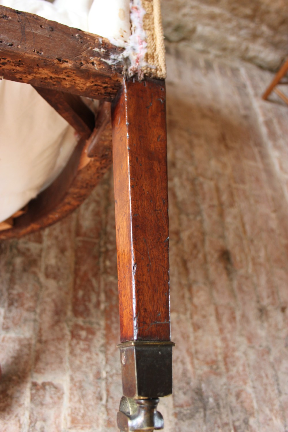 a Georgian barrel back wingchair View IV