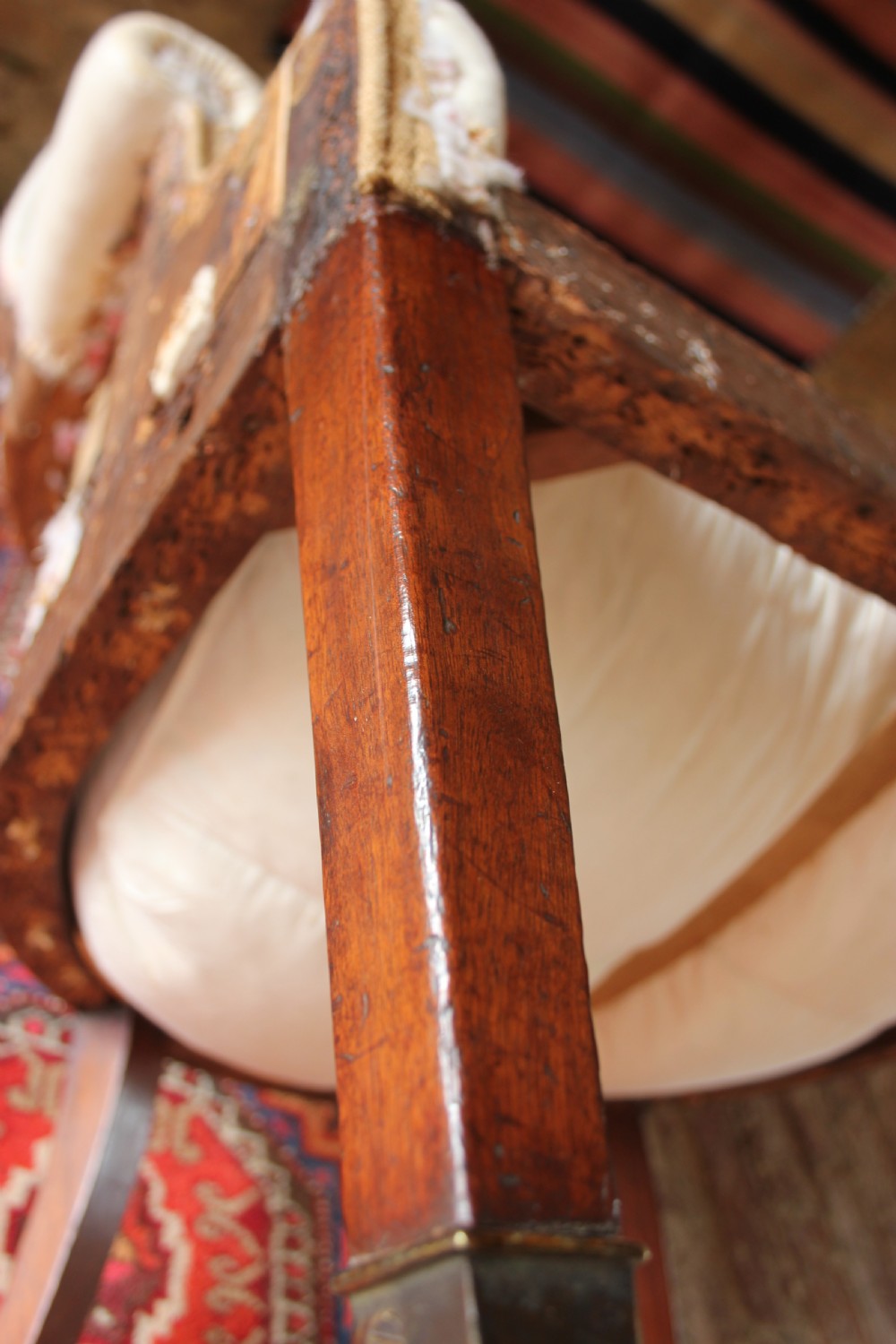a Georgian barrel back wingchair View II