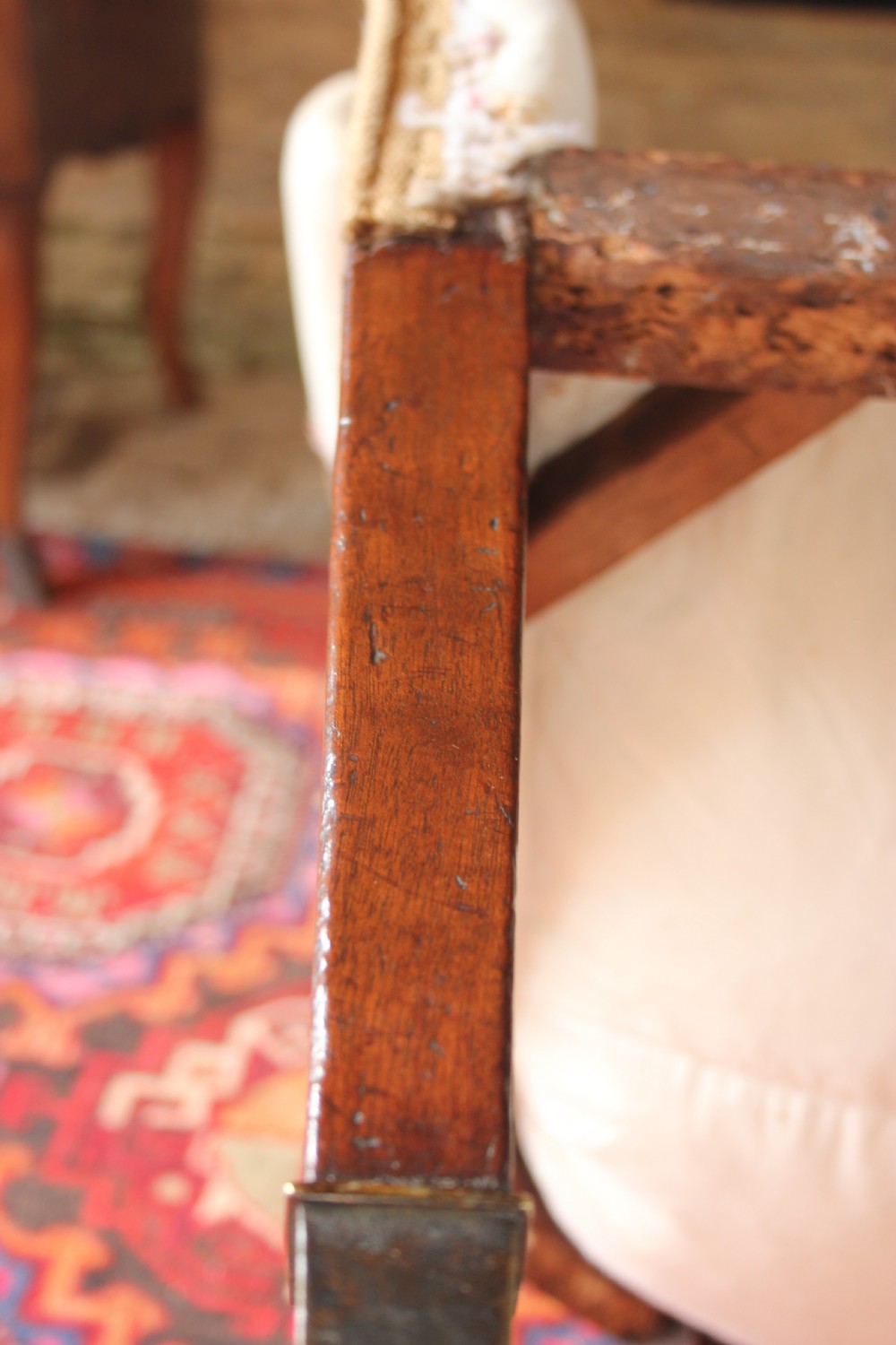 a Georgian barrel back wingchair View III