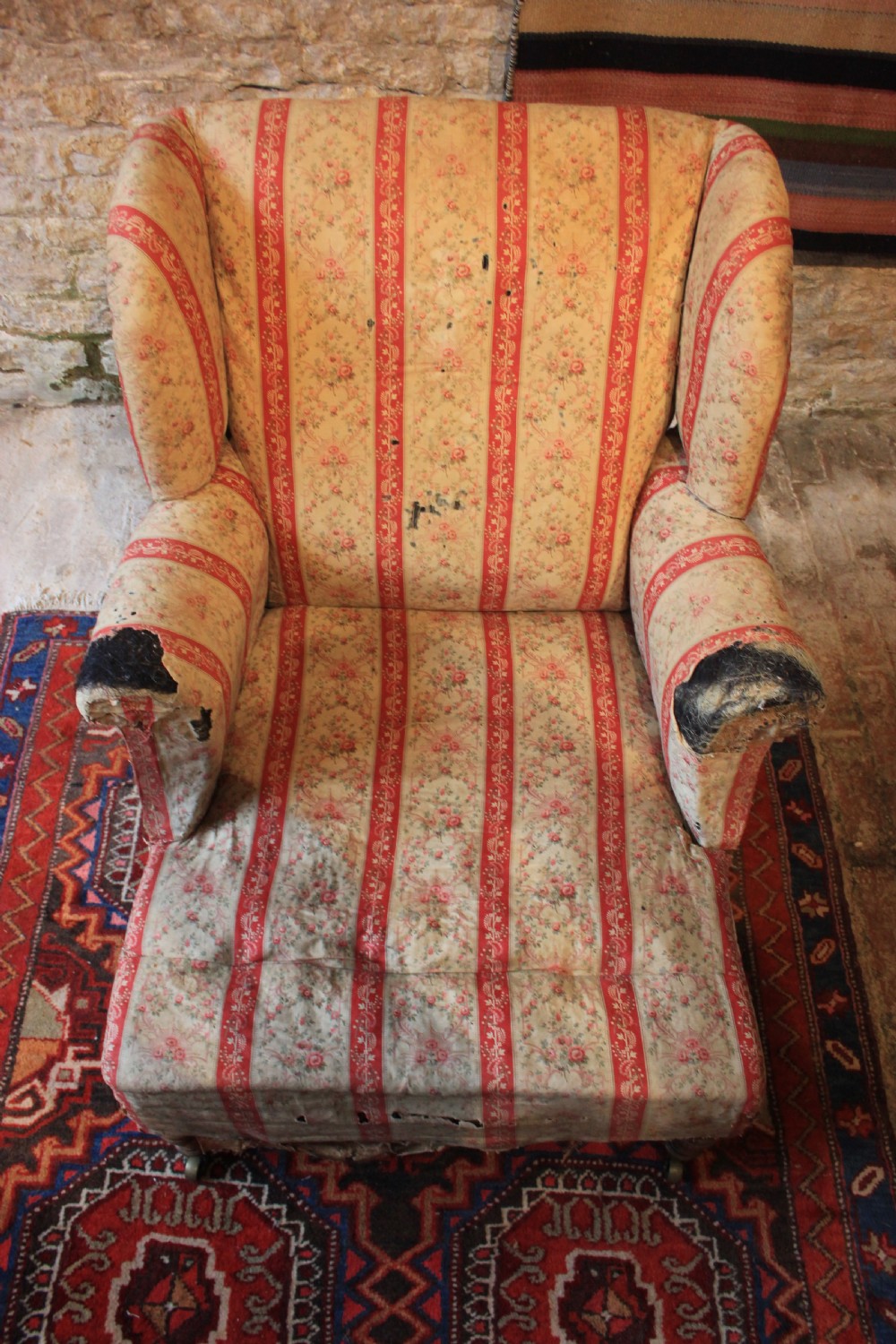 Rare and unusual Howard and sons armchair  View V