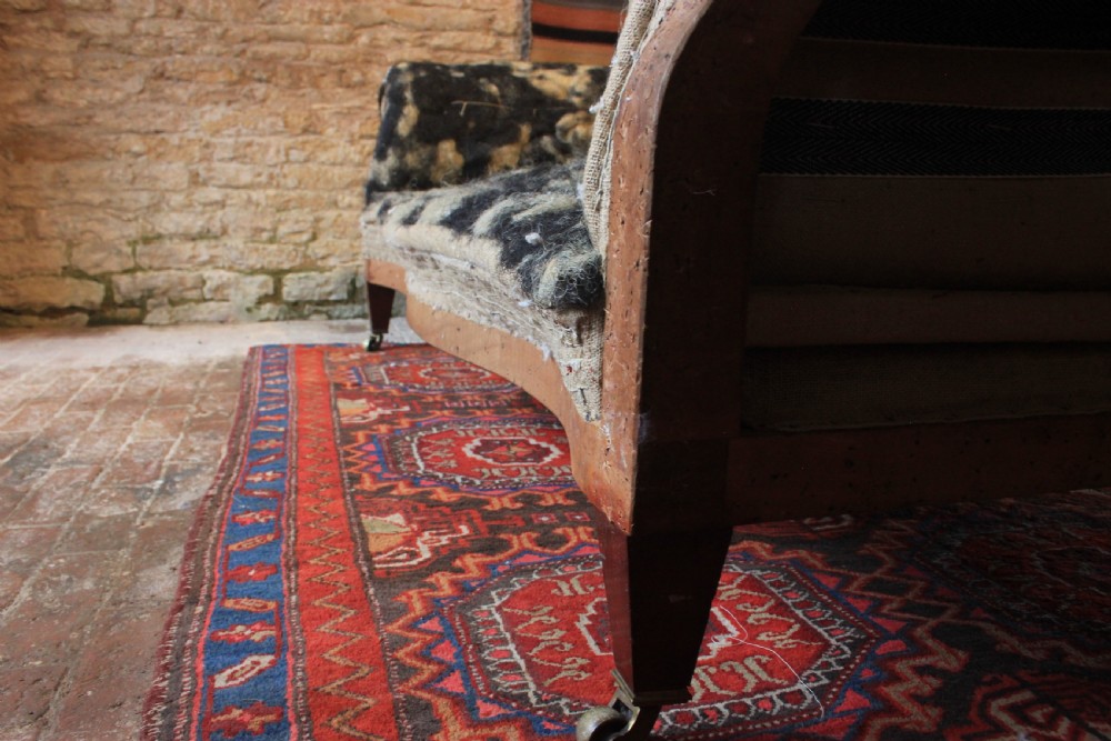 A Howard and sons serpentine front sofa  View V