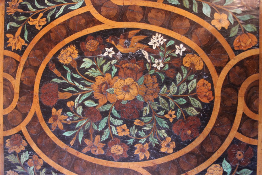 A 17th century Dutch marquetry lace box  View III