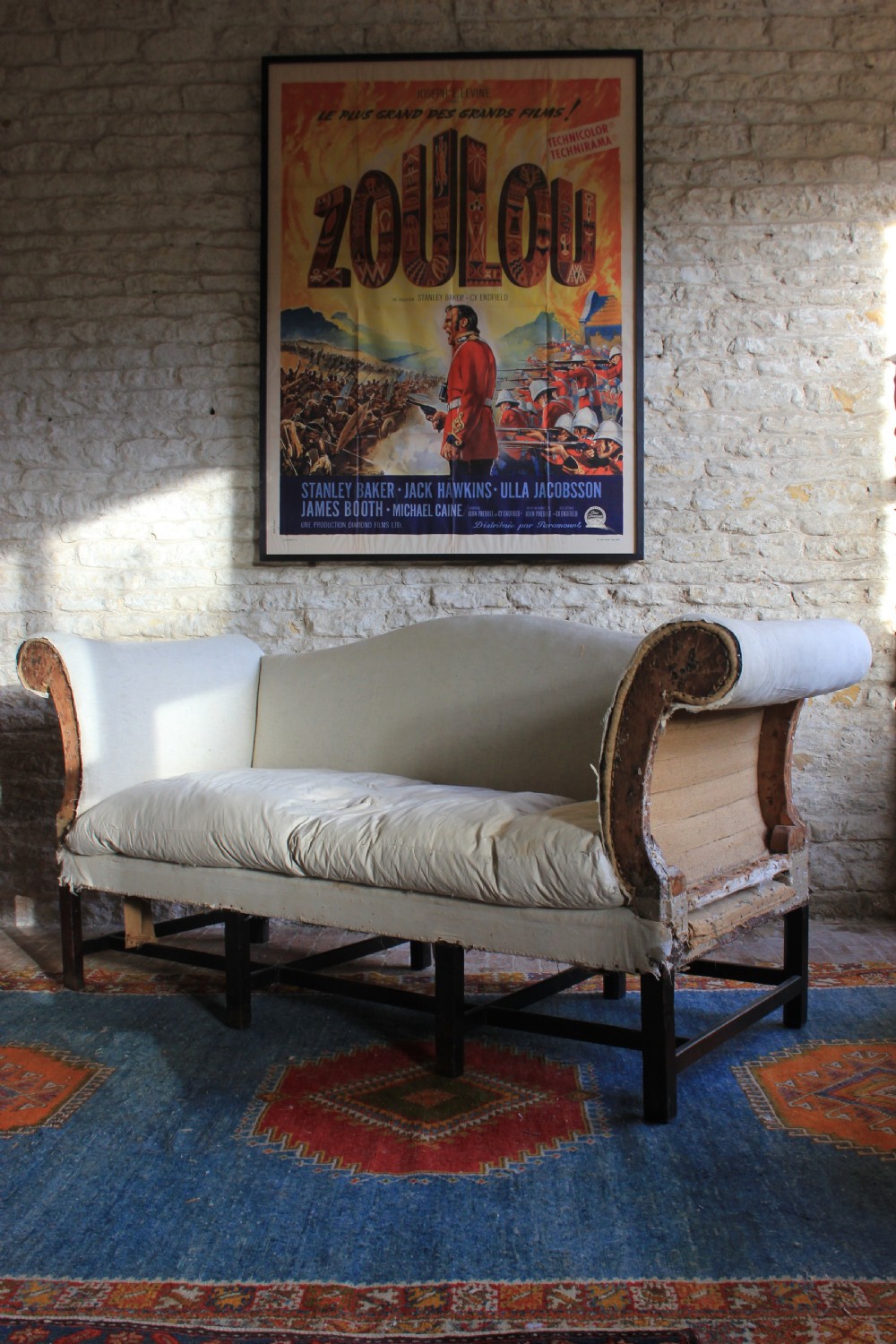All original, 18th century camel-back sofa View IV