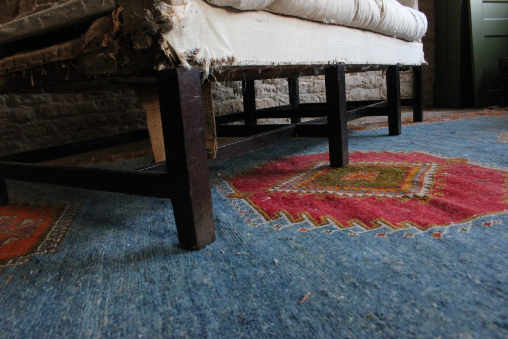 All original, 18th century camel-back sofa View V
