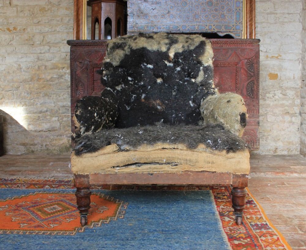 A deep seated, Howard style armchair View III