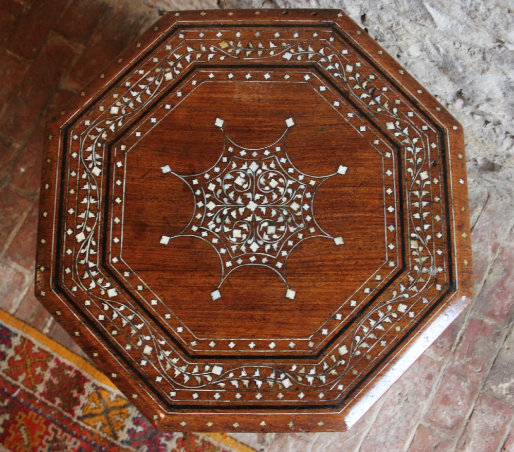 A 19th century Hoshiarpur side table View III