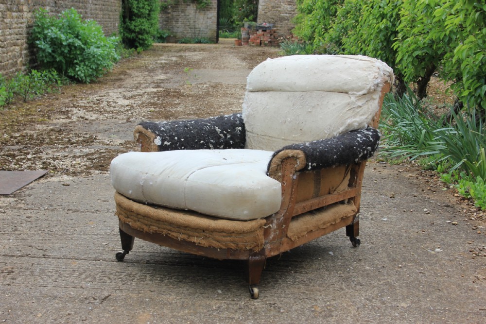 Deep seated English armchair  View II