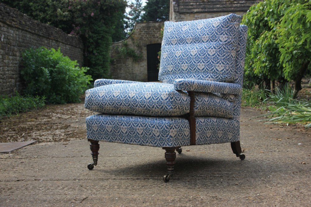 A early Howard and sons open-armchair