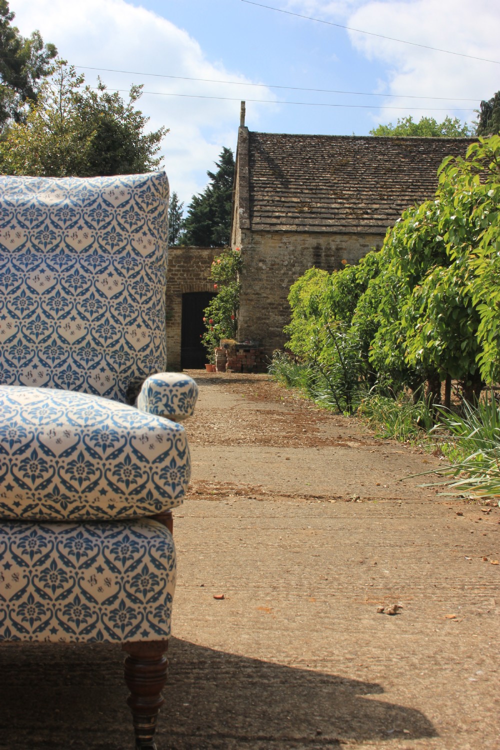 A early Howard and sons open-armchair View II