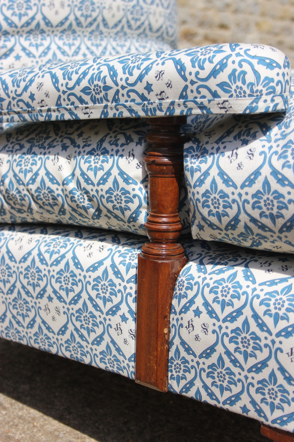 A early Howard and sons open-armchair View VI