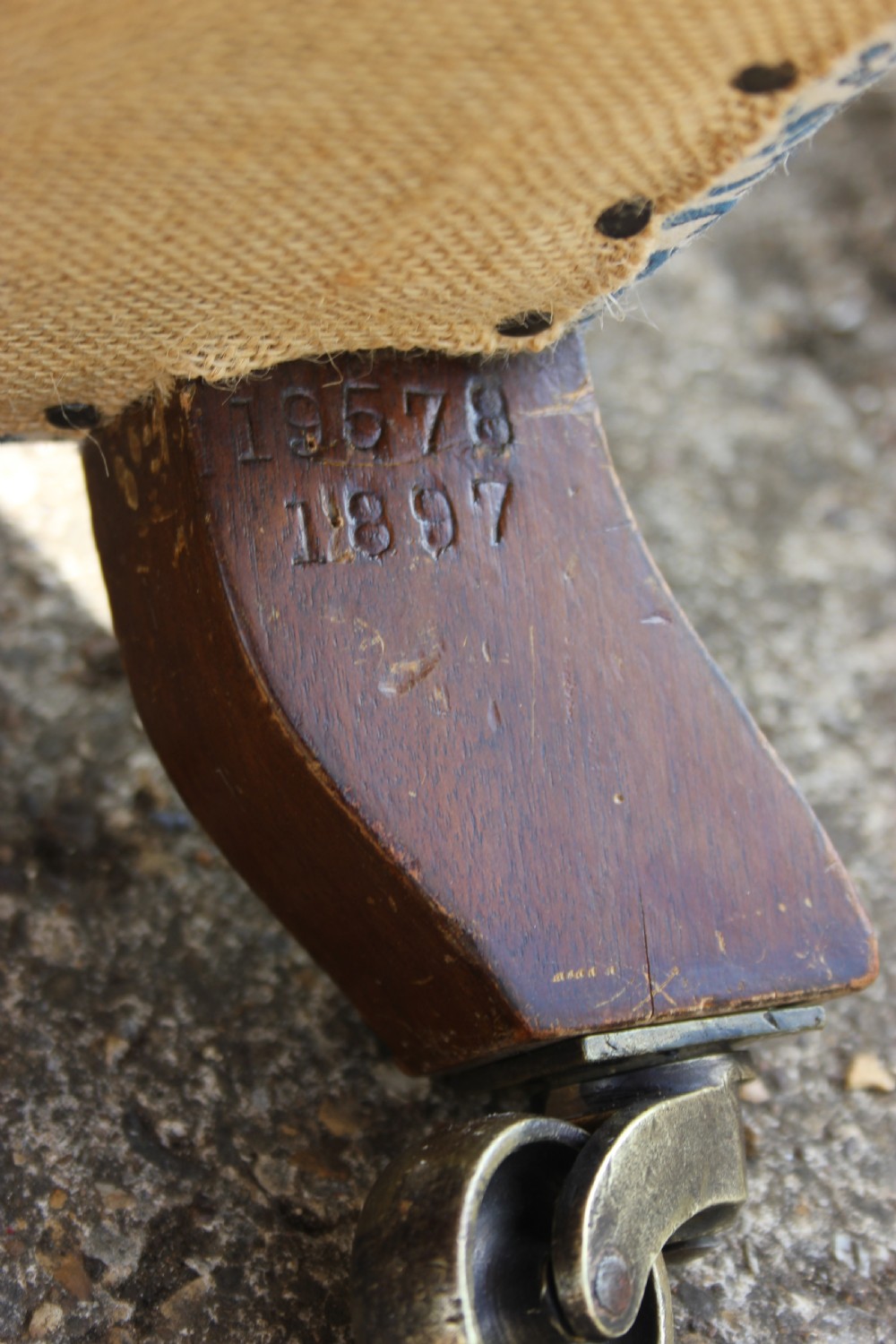 A early Howard and sons open-armchair View VIII