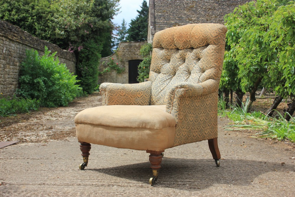 All original Howard & sons armchair 