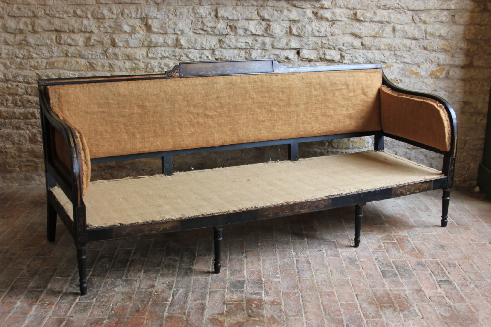 Regency period Painted sofa