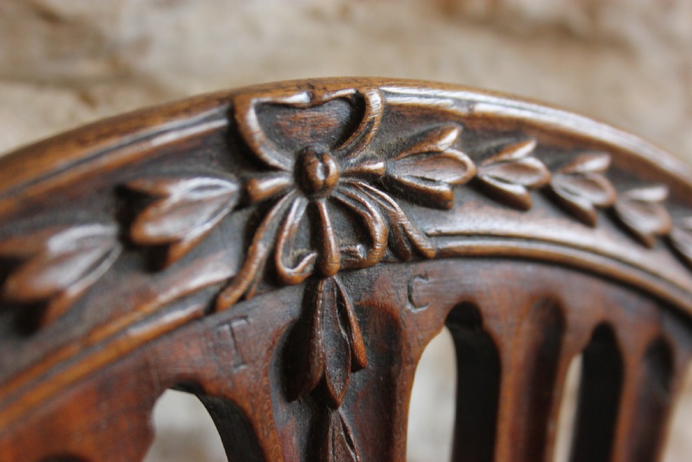 A pair of mahogany, Hepplewhite period hall chairs View IV