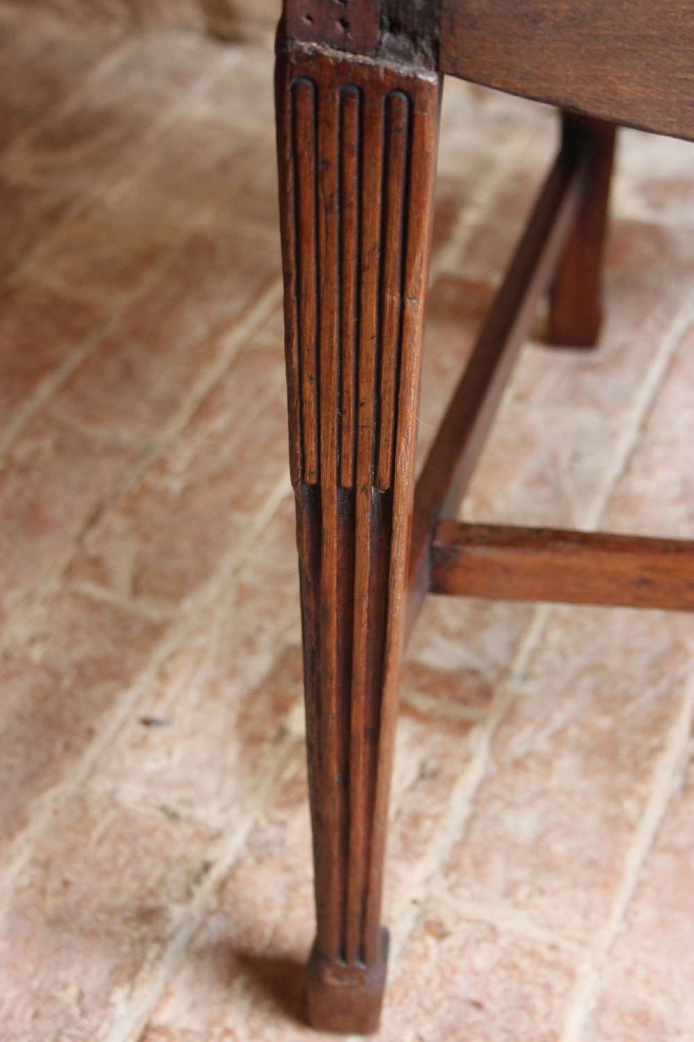 A pair of mahogany, Hepplewhite period hall chairs View VI