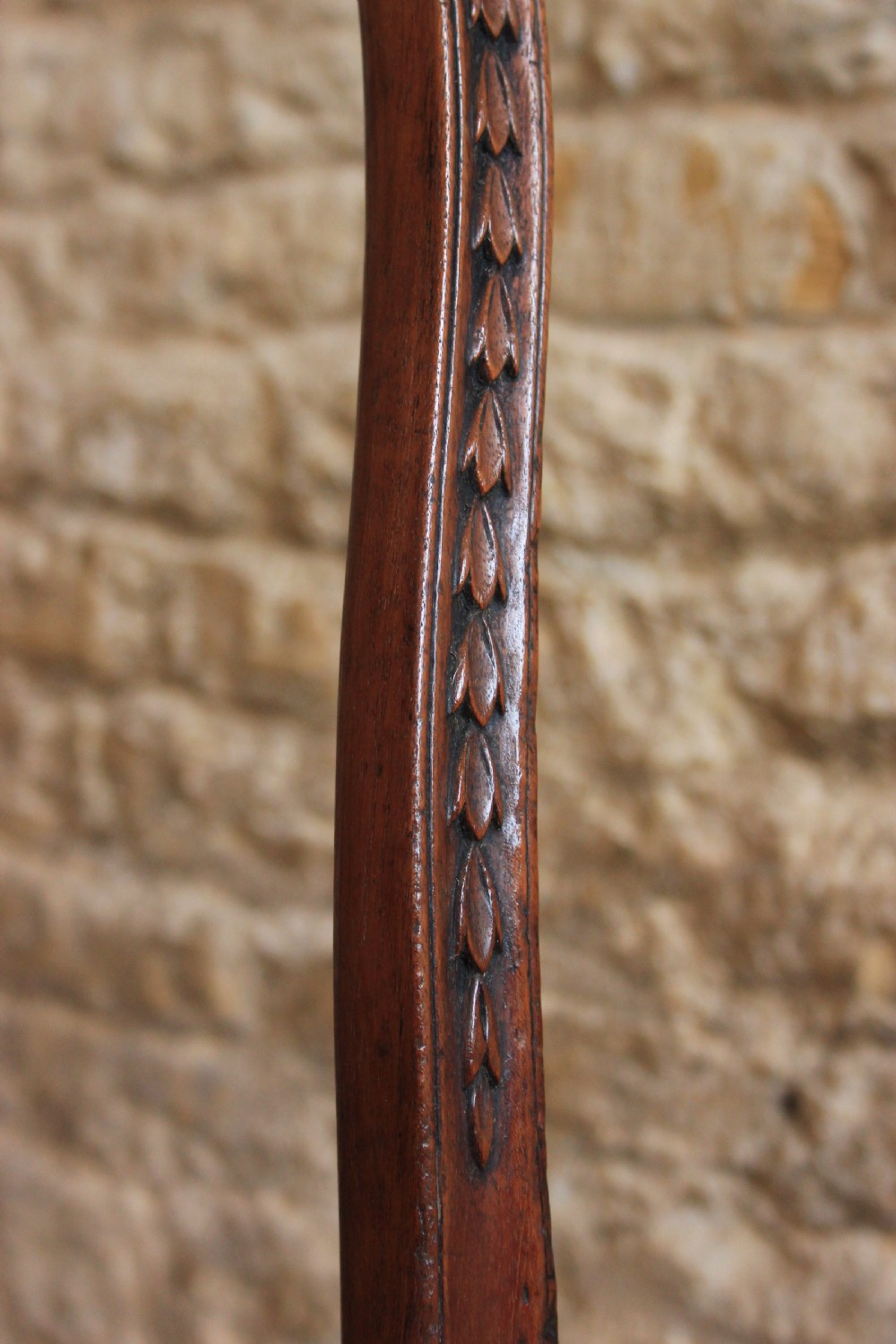 A pair of mahogany, Hepplewhite period hall chairs View X