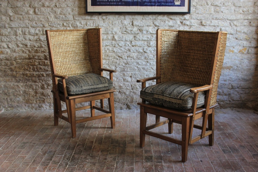 A pair of Orkney chairs