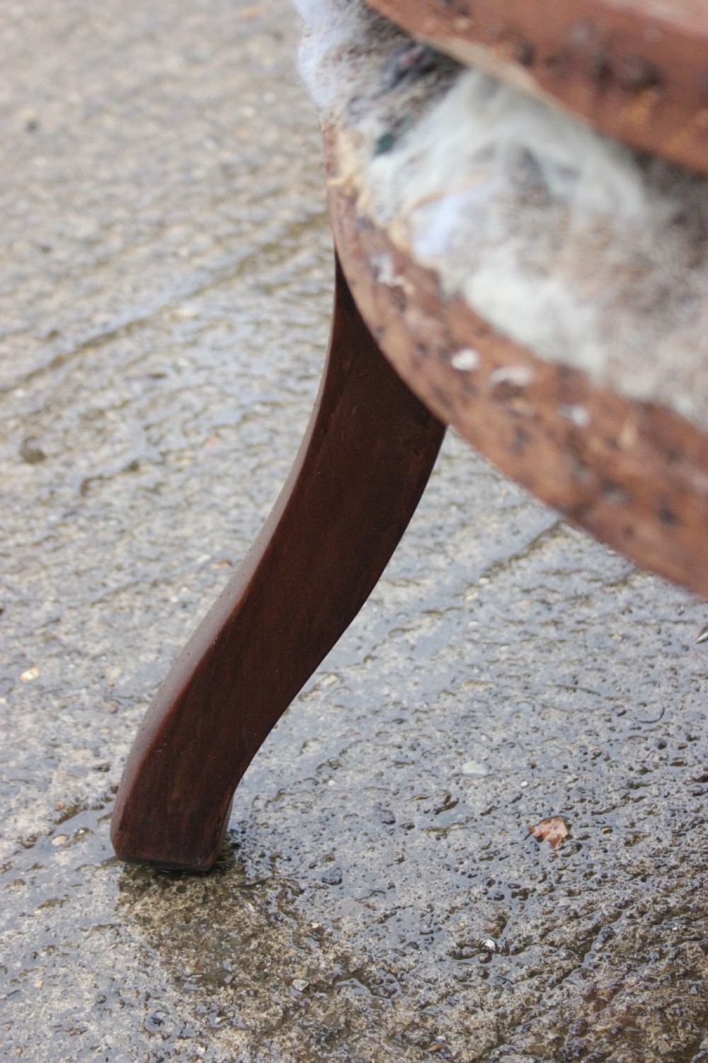 A georgain barrel back armchair View V