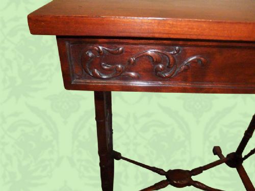 fig 2. Superb William IV mahogany side-table by Samuel Oxford street