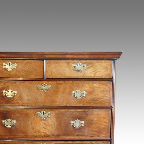 fig 2. Queen Anne walnut chest on stand