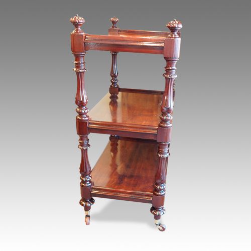 fig 1. Victorian mahogany small dumb waiter