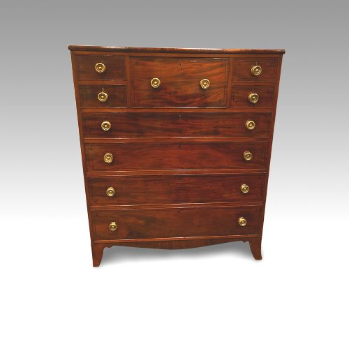 Large Regency Mahogany Chest of Drawers