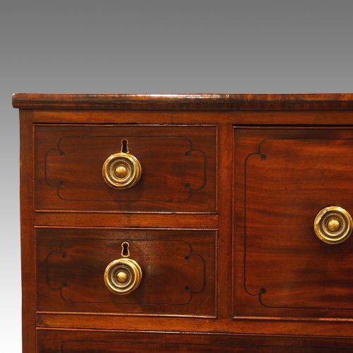 fig 3. Large Regency mahogany chest of drawers