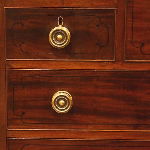fig 4. Large Regency mahogany chest of drawers