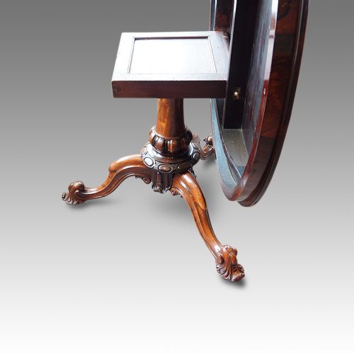 fig 2. 19thc. circular rosewood dining table