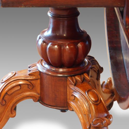 fig 2. Victorian floral marquetry walnut circular table