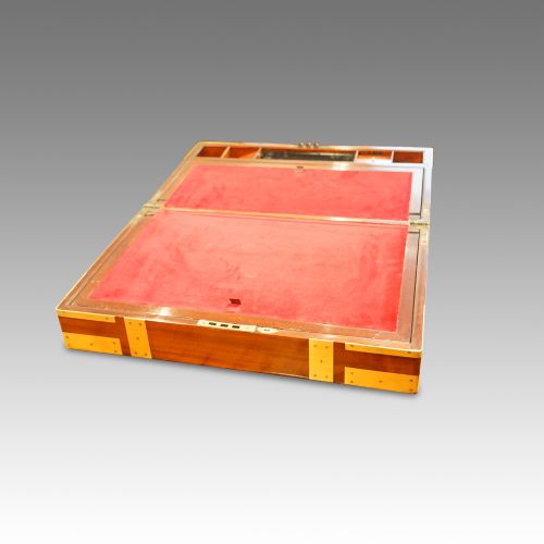 fig 2. Large Victorian mahogany campaign writing box