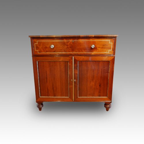 Regency Brass Inlaid Secretaire Chiffonier
