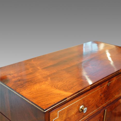 fig 2. Regency brass inlaid secretaire chiffonier