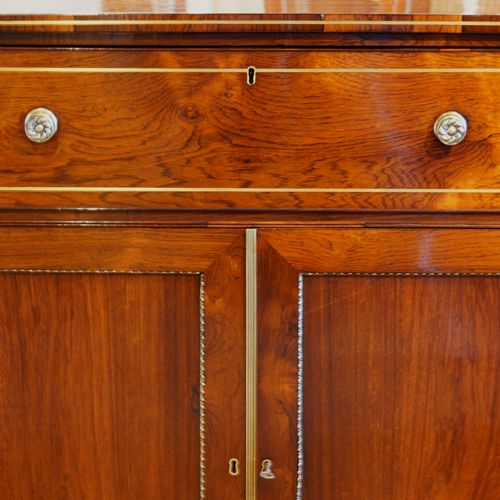 fig 3. Regency brass inlaid secretaire chiffonier