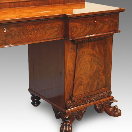 fig 1. William IV mahogany pedestal sideboard