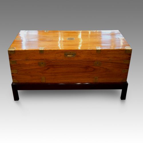 Victorian Camphor Trunk on Stand