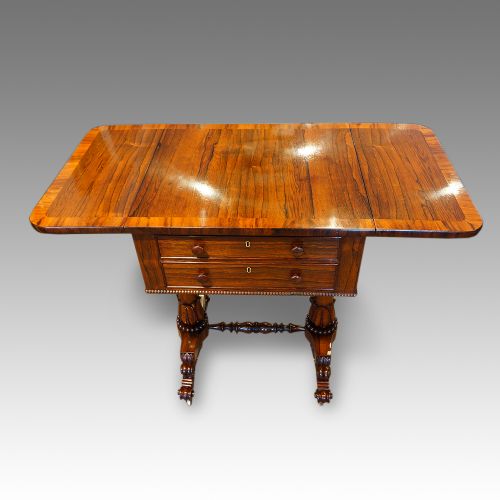 William IV Rosewood Worktable