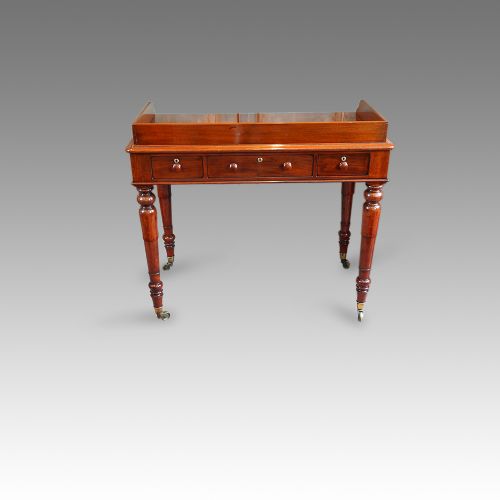 fig 1. 19thc. mahogany writing table