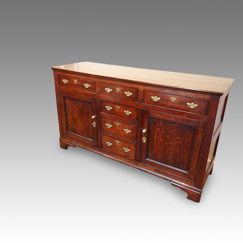 fig 1. Georgian oak cupboard dresser