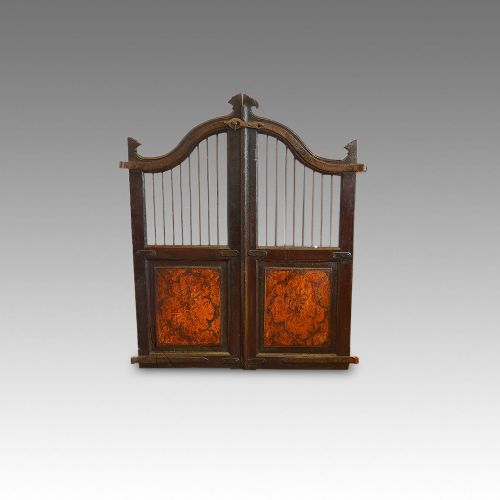 Antique Teak Dog Gates