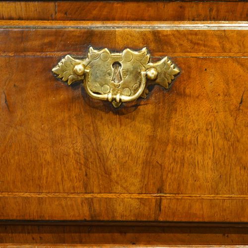 fig 1. Queen Anne walnut chest, with canted corners