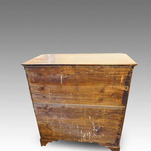 fig 2. Queen Anne walnut chest, with canted corners
