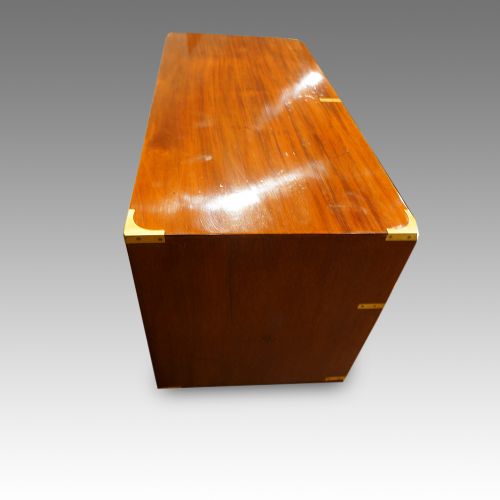 fig 1. Victorian mahogany military chest